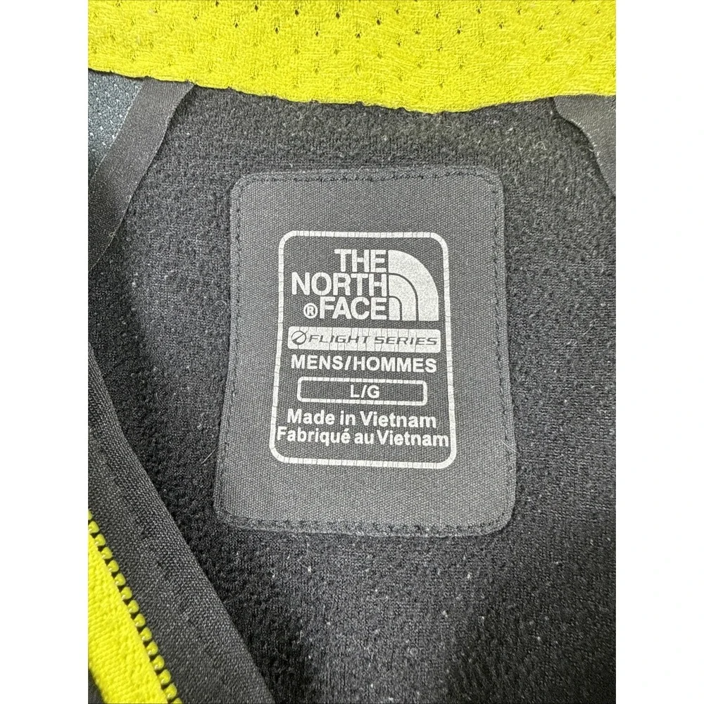 The North Face‎ Jacket Men L Black Flight Series Running Cycling Windstopper GUC